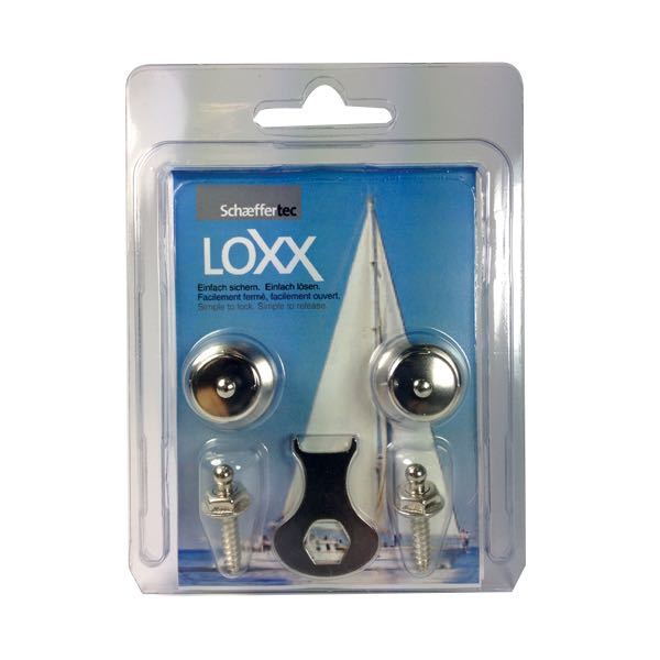 Loxx, Druckknöpfe 12 mm, 2 Sets, Messing vernickelt