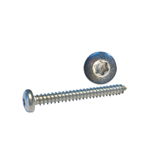 1852, Pannehodeskrue A4 Torx 3,5 x 13 mm ISO14585 20 stk.