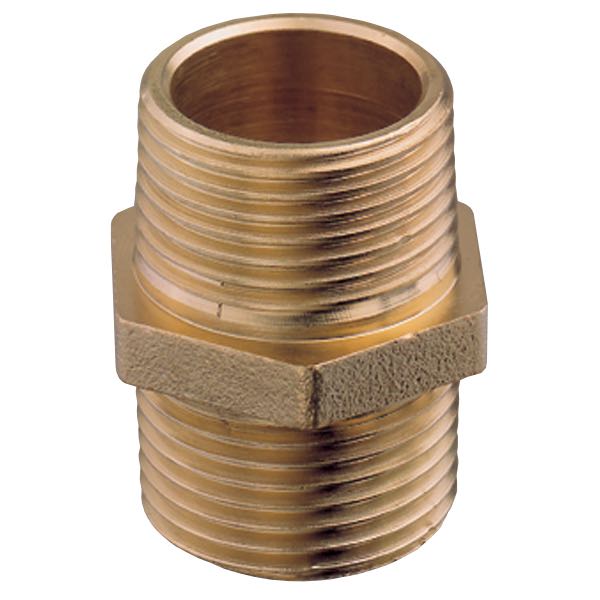 Guidi, Nipple ext. gjenger 1/4", 29 mm, messing, UNI EN 12165 - CW617N