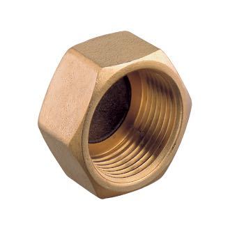 Guidi, endehylse ind. gi 1/2" - Messing, UNI EN 12165 - CW617N (CuZn40Pb2)