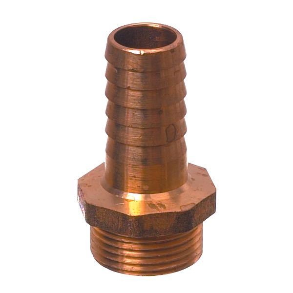 Guidi, Slangekobling 1/2" x 13mm bronse