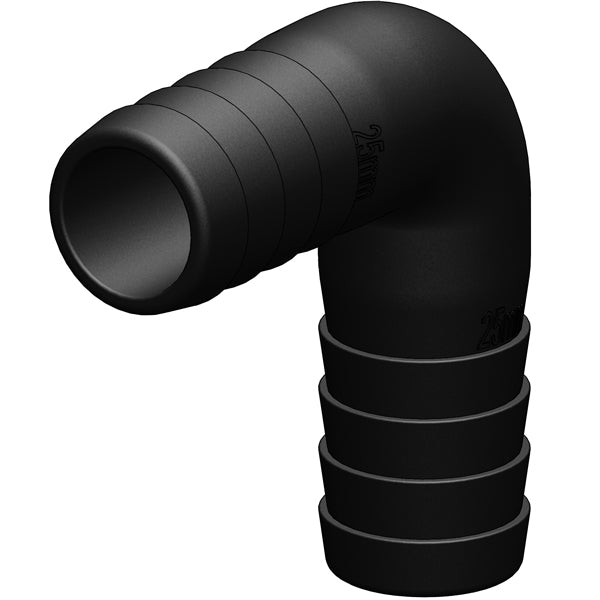 Trudesign, Ellenbogen 90° 19mm, schwarz