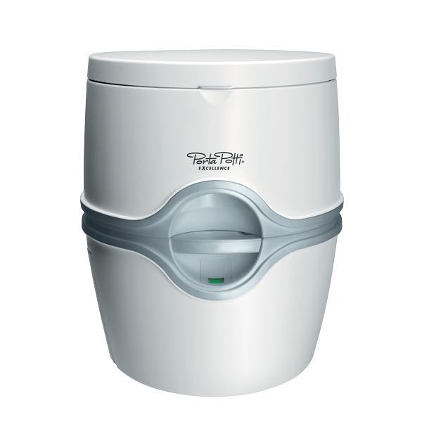 Porta Potti, Toilet Excellence 565P hvit, 15 ltr spyletank, 21 ltr oppsamlingstank