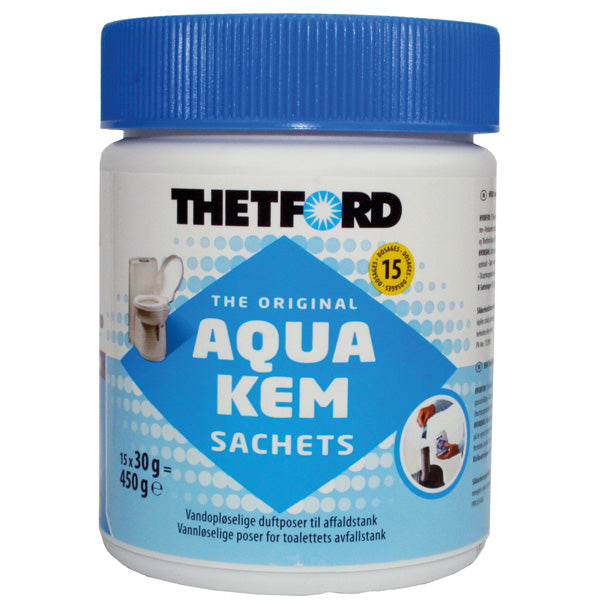 Thetford, Aqua Kem Blå Doseringsposer, 15 stk, 450 g