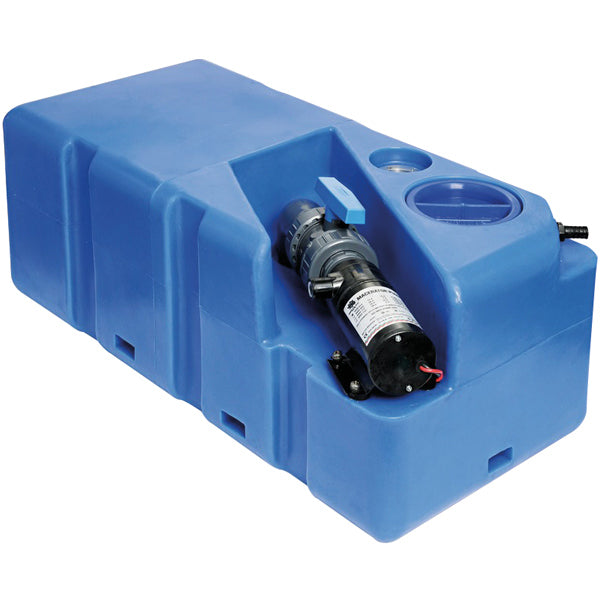 Septiktank 80l med 12v macerator 80x39x30cm, ISO 8099