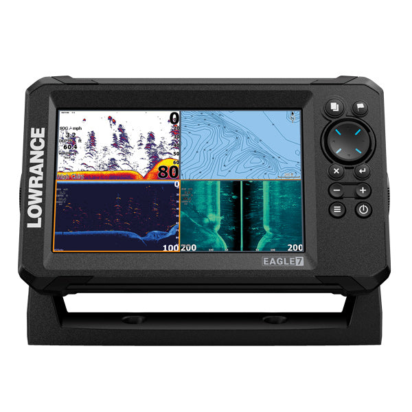 Lowrance, Eagle 7 Tripleshot HD, ekkolodd med SplitShot og DownScan Imaging