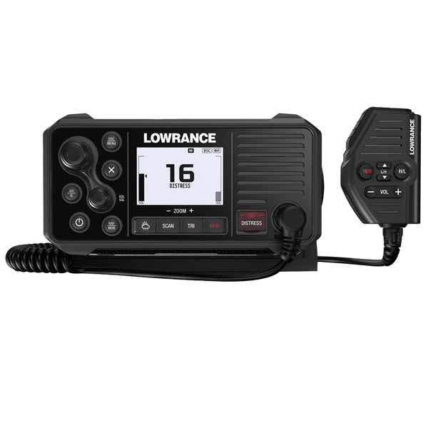 Lowrance, Link-9 VHF-radio med GPS/AIS og NMEA 2000 grensesnitt, DSC klasse D, 25W/1W