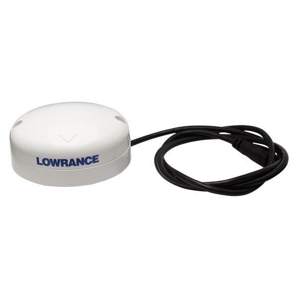 Lowrance, Point-1 GPS-antenne med E-kompass og gyrokompass, 10 Hz, 12V, 100 % vanntett