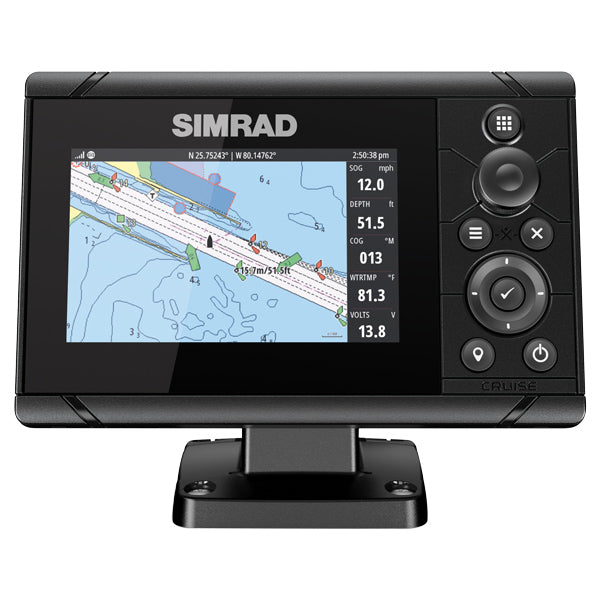 Simrad, Cruise med 83/200Hz transduser, 5"