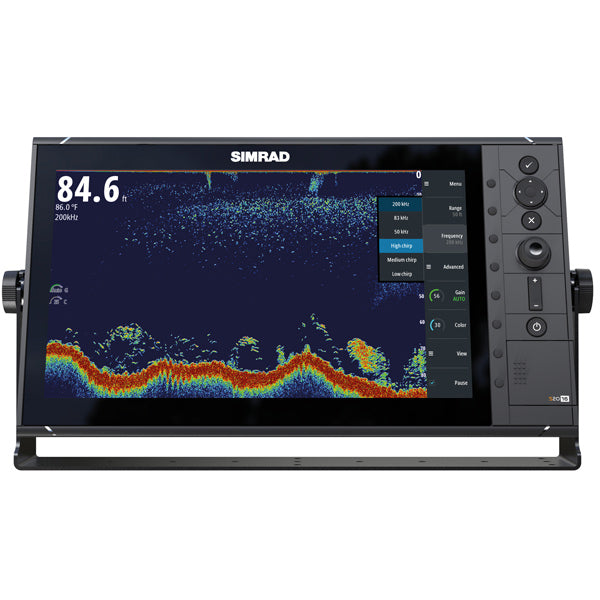 Simrad, S2016 ekkolodd, 16", CHIRP, 1366 x 768 piksler, IPX7