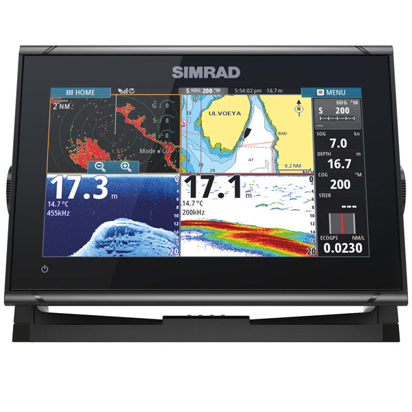 Simrad, GO9 XSE m/HDI-svinger, 9"