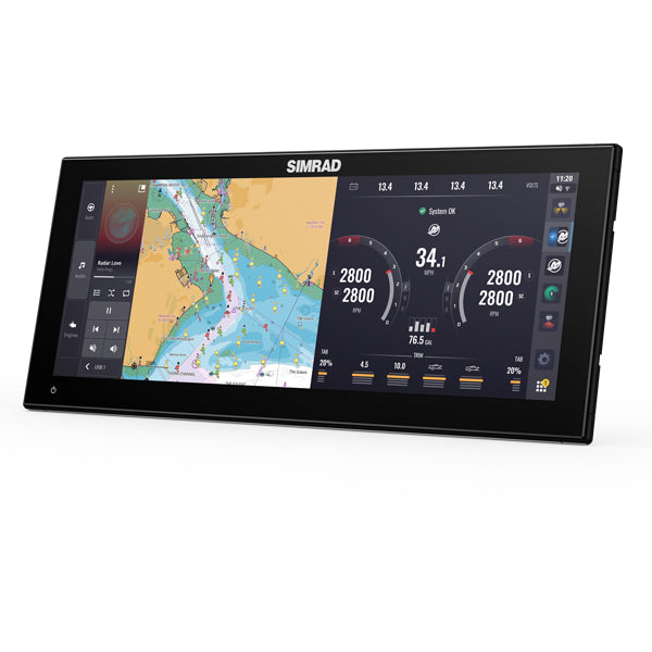 Simrad, NSX 3015 Ultra Wide med 3-i-1-svinger, 15"