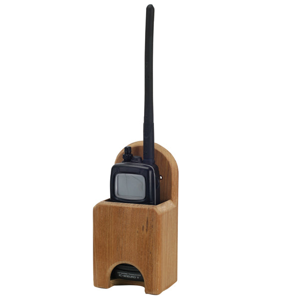 Roca, Holder for VHF teak, 80 mm x 54 mm x 158 mm, Innvendig mål: 65 mm x 40 mm