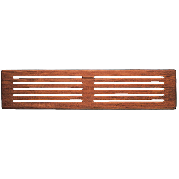 Roca, Ventilasjonsgrill teak avlang 8,4x43cm