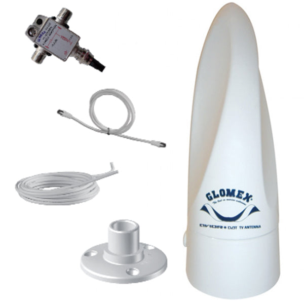 Glomex, VT300 TV-Antenne Compact Avior mit Kabel und Halterung, 1114610