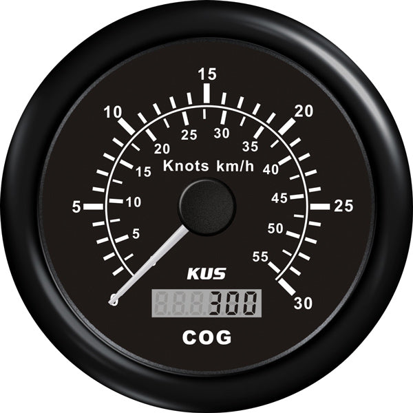 Kus, GPS Speed ​​​​0-60 knott, svart, 32-kanals antenne, IP67