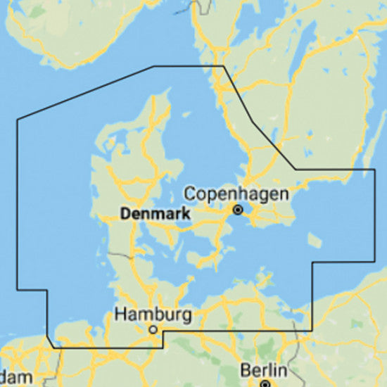 C-Map, Y205 Discover, Danmark, HRB-kart for Lowrance, Simrad og B&amp;G