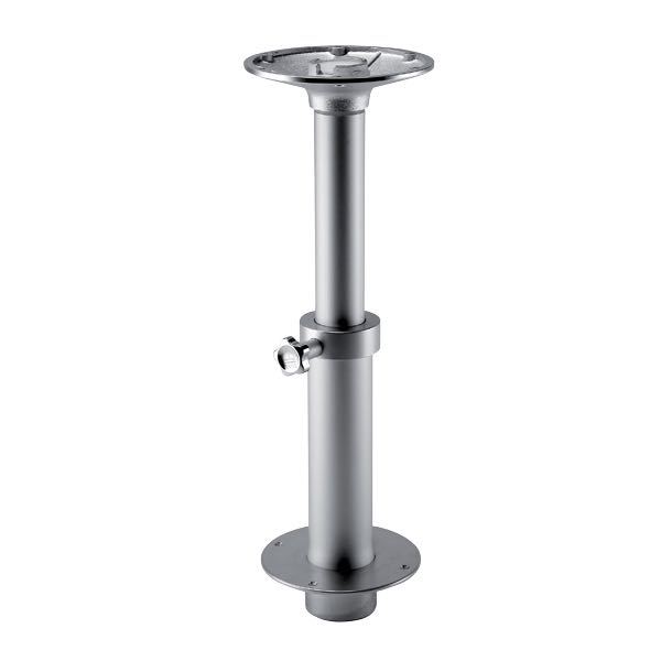 Barka, Tischsäule verstellbar 38-70 cm, 360º schwenkbar, Ø 80 mm / 60 mm, Versenkt 65 mm