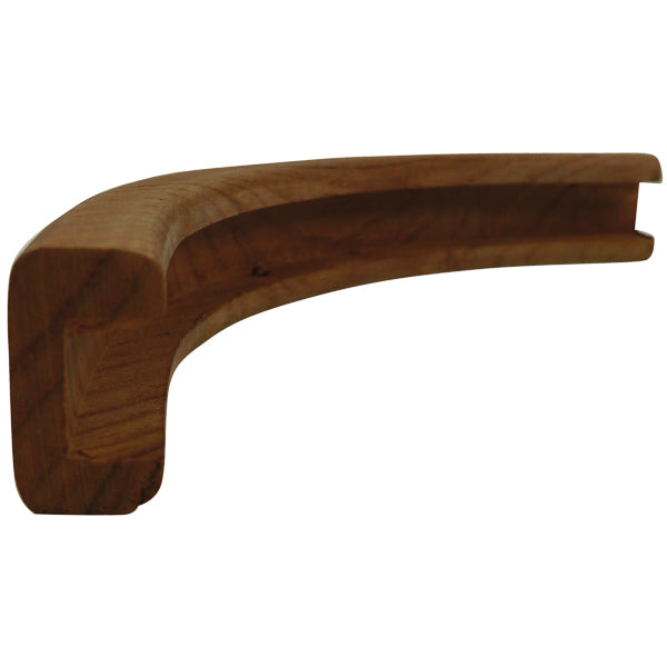 Roca, Utvendig U-strip teak 50/90º, spor 10mm