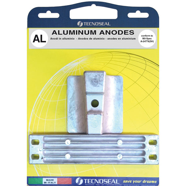 Tecnoseal, Alu anodesett for Yamaha 300-350, 6AW-45251-00-00, 6AW-45373-00