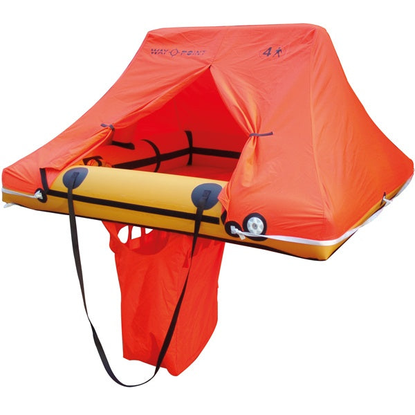 Waypoint Coastal Leichtgewicht-Rettungsinsel für 4 Personen. mit Tasche, 9,5 kg