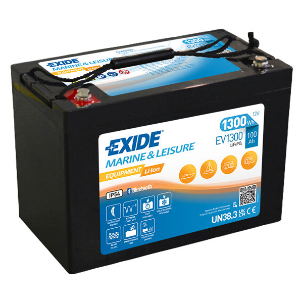 Exide, EV1300 Lithium-Batterie 100A 12,8V 1300Wh