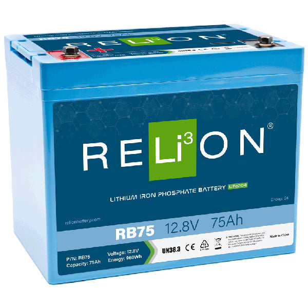 RELiON, LiFePO4 Akku RB75, 75Ah 12.8V