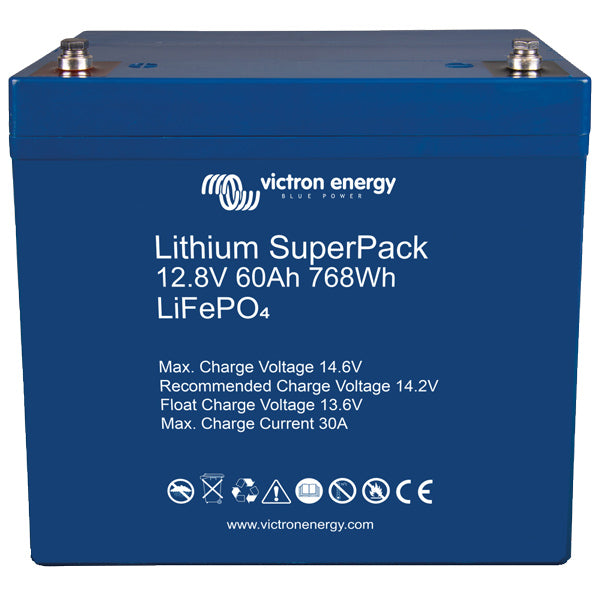 Victron, Lithium SuperPack 12,8V, 60Ah, LiFePO4