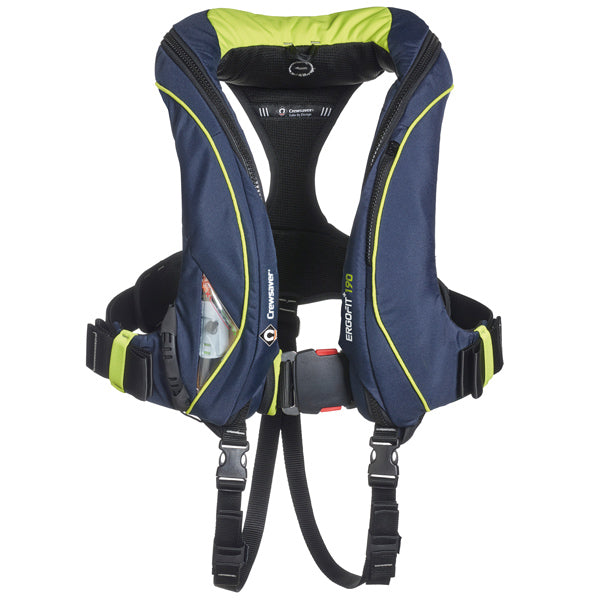 Crewsaver, Ergofit+ Weste 190N mit D-Ring, navy/grün