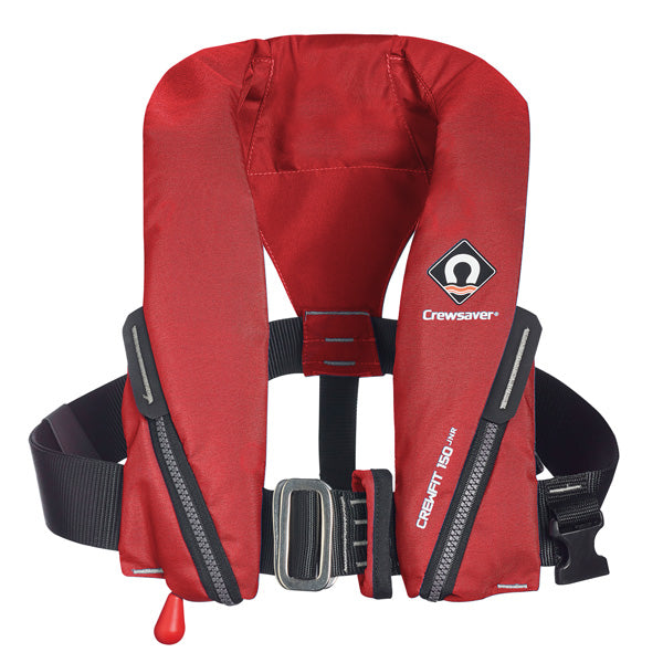 Crewsaver, Crewfit Rettungsweste Junior 150N mit D-Ring, Rot, 20-50 kg