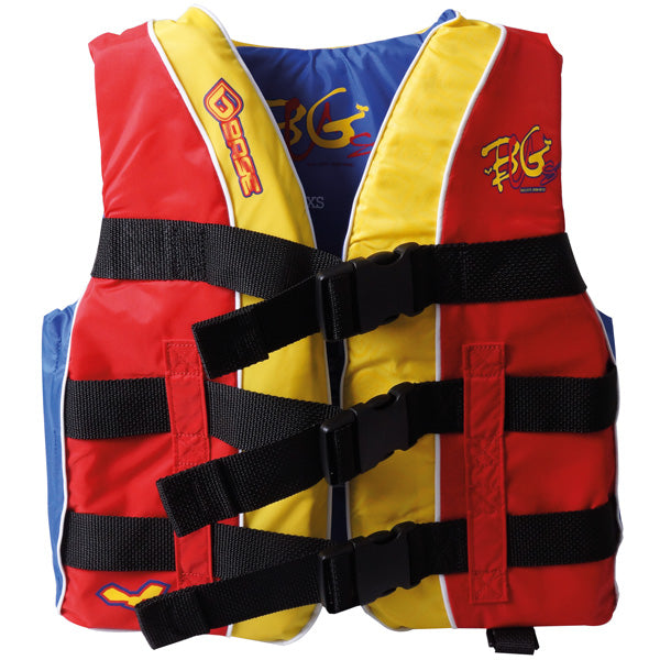 Base water disc vest junior, Rot/Gelb/Blau Größe XXS