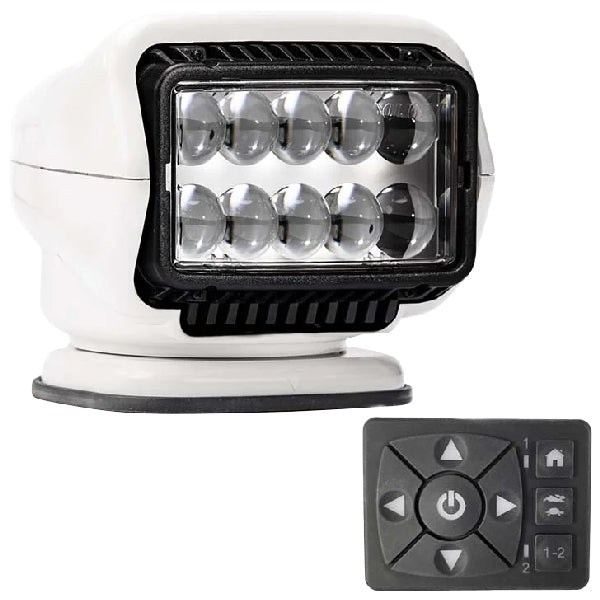 Golight, søkelys Stryker LED med kontrollpanel, 12V, 370º rotasjon, 135º tilt, 1400 m rekkevidde, 544 000 Candela