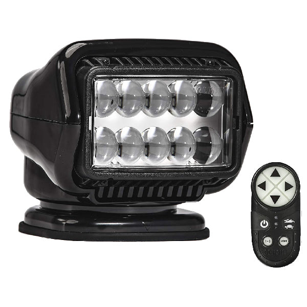 Golight, søkelys Stryker LED trådløs, svart, 12V, 1400 m, 544 000 candela