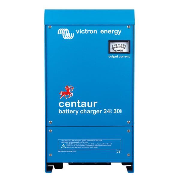 Victron, Centaur Ladegerät, 24V / 30 Ampere, 3 Ausgänge, Epoxy Pulverbeschichtetes Aluminium