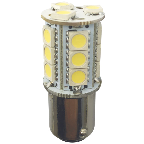 1852, LED Laterne Birne BAY15D Ø23x55mm 10-36Vdc, 3.2W, 2 Stück