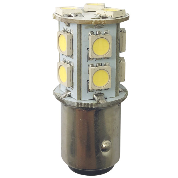 1852, LED-Laterne BAY15D Ø19x43mm 10-36Vdc, 2 Stück, 2.2 W, 2700K, 160 Lumen