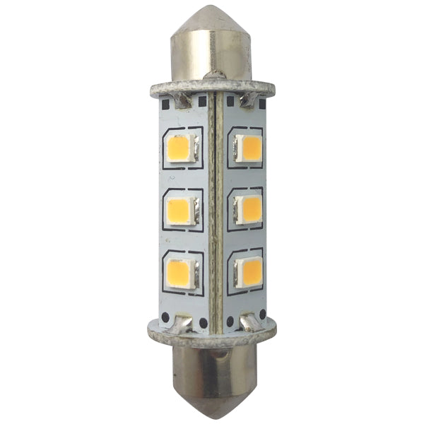 1852, LED Pinol Birne 42mm 10-36Vdc Omni, 2 Stück, 1.2 W, 2700K, 100 Lumen