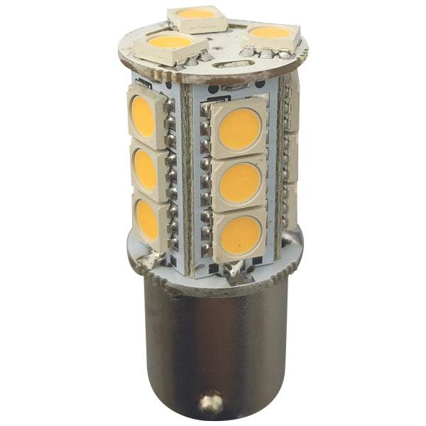 1852, LED-Glühbirne BA15S Ø23x46,5mm 10-36Vdc 2,4W 250 Lumen 2 Stück