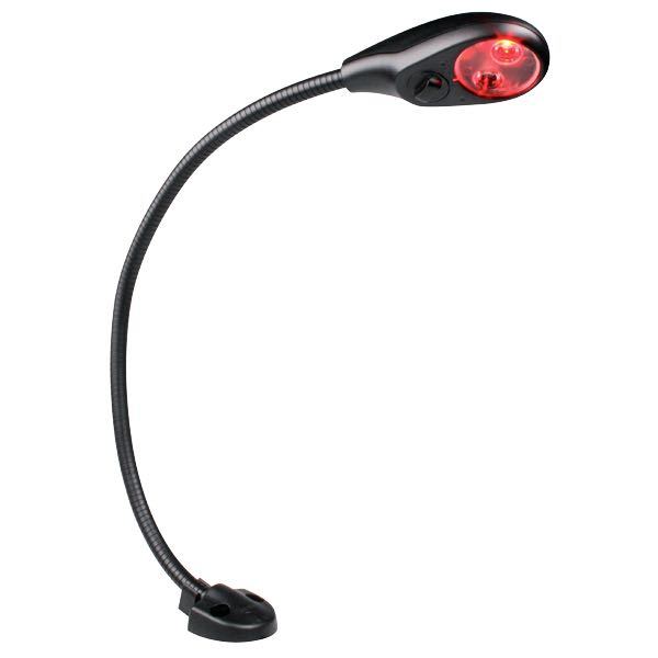 Hella, LED kartlys 15 cm, 9-30V, Rød/Hvit, Dimbar, 120 mm Kabel