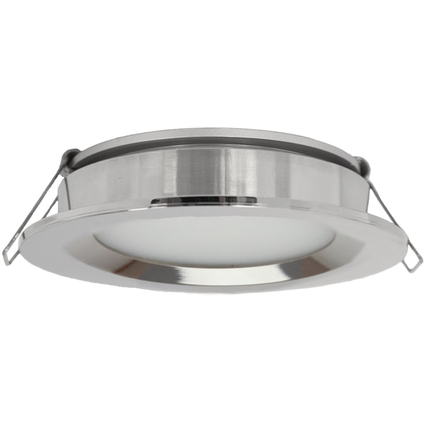 Casolux, Maria LED innfelt spot 10-32V, stål, IP65, 3000K, 170 lumen, 2W, Ø52/69 mm