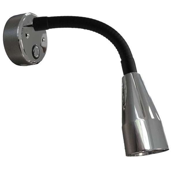 Casolux, Mary Wall Flex Mini Vegglampe RF, Rustfritt stål, 1,5 W, 3000 K, IP20