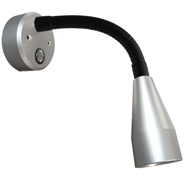 Casolux, Mary Wall Flex mini vegglampe, grå, 1,5 W, 3000 Kelvin, IP20