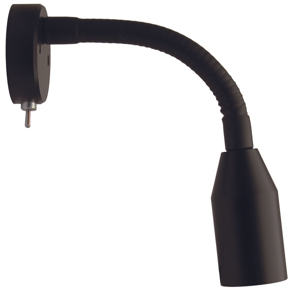 Casolux, Mary Special flex vegglampe, sort aluminium, LED, 1,5 W, IP20, 3000K, 140 lumen