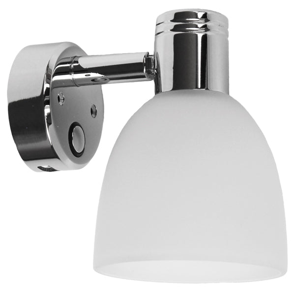 Casolux, Martha Vegglampe RF, børstet glass, 1,5 W, IP20