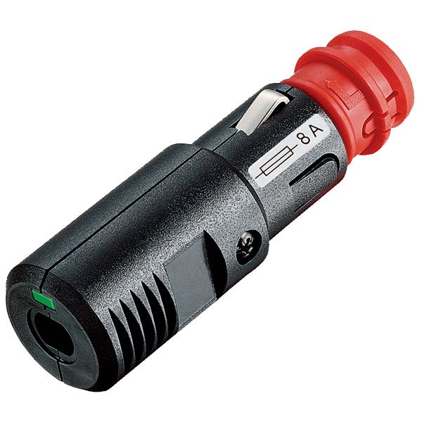 Pro Car, Universalplugg 8A med 12/24V Sigarplugg, DIN EN ISO 4165, 2,5 mm²