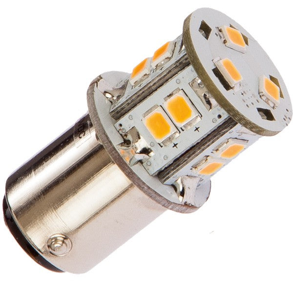 Nautcled, bajonett LED-pære BA15D, 1,8 W, 2700 Kelvin, 190 Lumen