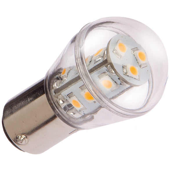 Nautcled, bajonett LED-pære BA15S, 1,6 W, 2700 K, 135 Lumen