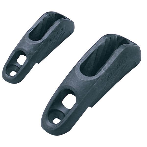 Ronstan, V-Cleat med rundepeker, Ø5-8mm, Karbonfiber, Hullavstand 66mm