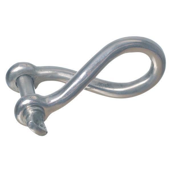 1852, Shackle wrath RF, 5mm, AISI 316, 1100 kg bruddstyrke