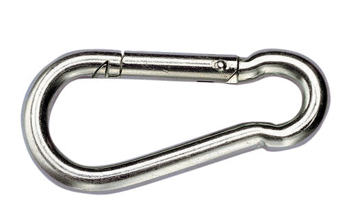 1852, Karabiner verzinkt 10x100 mm, Abstand 13 mm, Wandstärke 10,0 mm